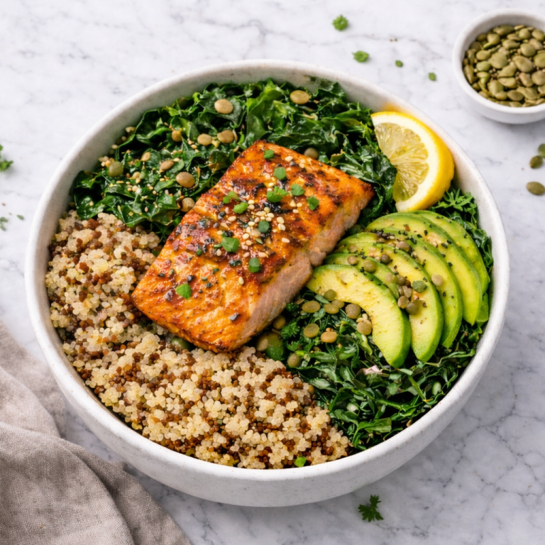 protein packed salmon bowl (2)